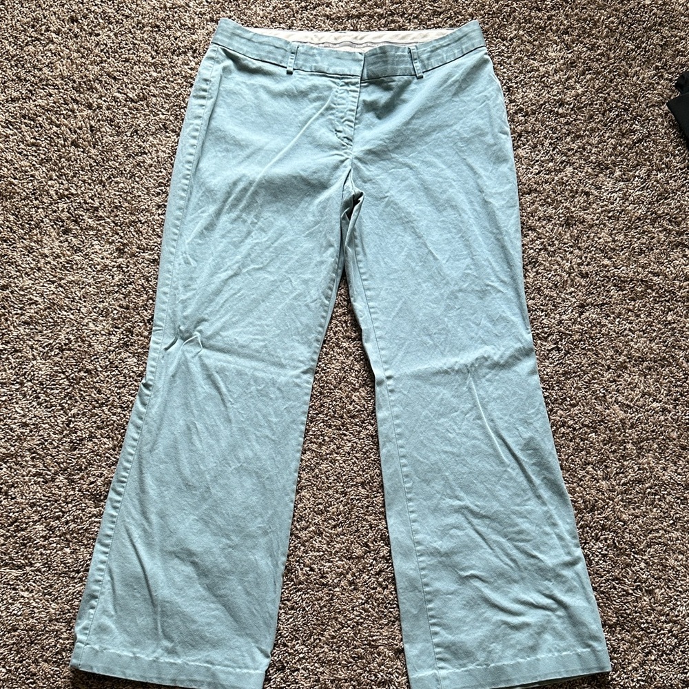 Express Women's Light Blue Wide-Leg  Chinos